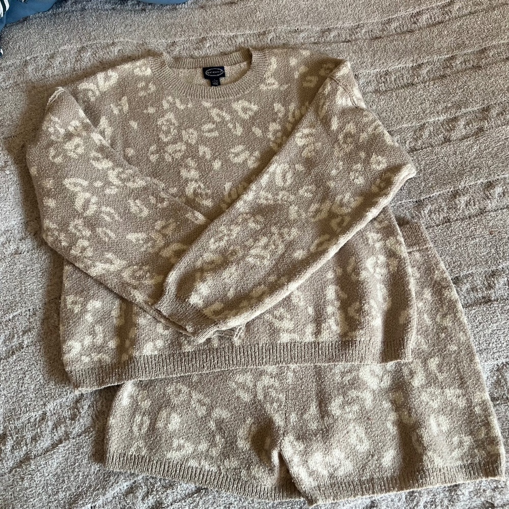 Scoop Leopard Lounge Set | Size M/L